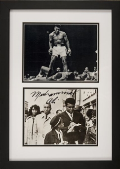 Muhammad Ali 1970s Signed Original Photo Framed Collage
